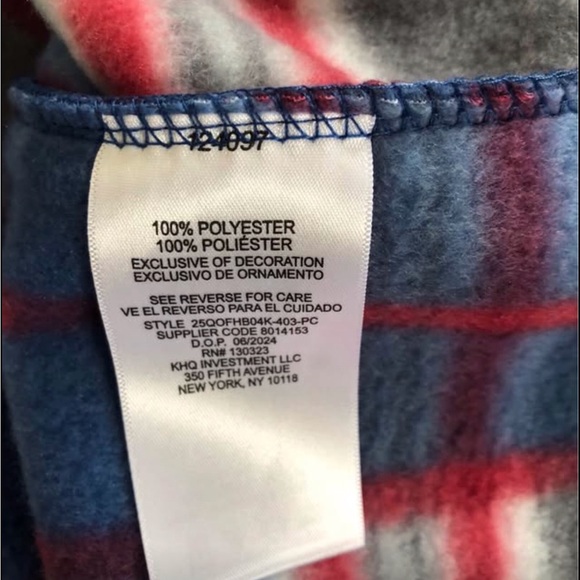 Quiksilver Plaid Flannel Shirt NWT Youth Size 14/16 - Picture 6 of 6